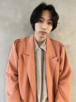 【PARK】メンズセンターパート×シャドウパーマ