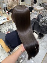 ゼスト フィーノ(ZEST fino)&nbsp;【橋本姫奈】髪質改善×赤み消しオリーブベージュ