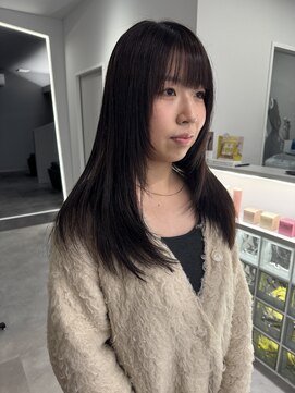 ナンバー 竪町(number+) 大人レイヤー ワンカール 艶髪 シースルーバング 20代30代40代