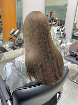 ガリカ 大名(Gallica) 髪質改善カット柔らかい透明感ブリーチなしオリーブベージュ