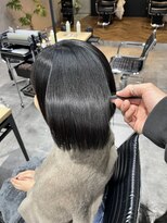 サクラ 岐阜(SAKURA)&nbsp;美髪矯正で作るボブ　髪質改善　時短スタイル　岐阜美容室