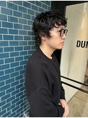 ウルフパーマ　ショートウルフ　マレットヘア　メンズパーマ