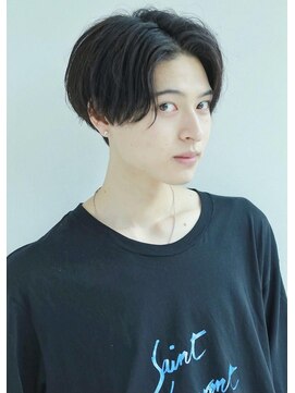 リップス 自由が丘(LIPPS) ナチュラルセンターパートブルーブラック