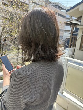 ツイギー 宮西店(TWiGGY) レイヤーボブ×アッシュグレージュ