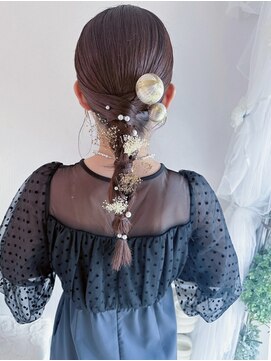 リムネ(RIMUNE) ポニーアレンジ/タイトポニー/結婚式/参列ヘア