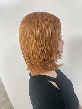 トータルビューティーサロン ディーグレース(TotalBeautySalon D.Grace) ダブルカラーオレンジカラー