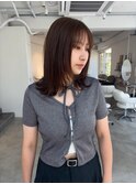 グレージュ×レイヤー
