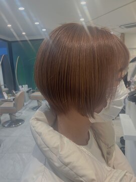 カムバイネオリーブ 溝の口店(Cam by neolive) ショート　ブリーチ　ベージュ