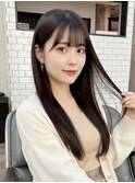 ローレイヤー＋グレージュレイヤーカットミルクティーグレージュ