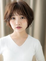 カバーヘア ブリス 北浦和(COVER HAIR bliss)&nbsp;根元パーマ小顔ゆるふわプードルボブパーマTd2北浦和20代30代