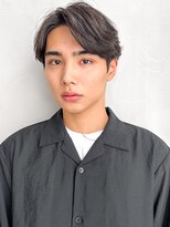 アグノス 青山(Agnos)&nbsp;サーフカールフェザーパーマ好感度◎束感アップバングモテ髪