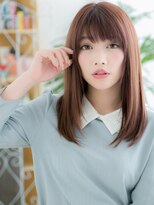 プリモア サロン ハナレ 綾瀬(primoA salon HANARE) 綾瀬/髪質改善/ラウンドバング☆ローズブラウン☆大人ガーリーm