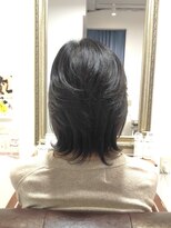 ヘアー グリーン(hair green)&nbsp;40代50代60代/ウルフレイヤー/ミディアムウルフ