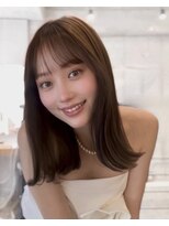 ボタン コロン 表参道 原宿(VOTAN COLON) くびれミディアム/ミディアムレイヤー/顔まわりカット