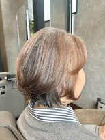 モア ヘアー ラウンジ ハザール 羽沢国大前店(moa hair lounge/ HAZZAR)&nbsp;moa 金子『大人美人ショート』絶壁改善で後ろ姿も綺 麗に♪