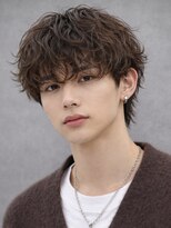 エイド 本店(aid)&nbsp;メンズシャドウパーマ波巻きソフトツイストスパイラルマッシュ