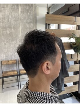 クート オム 南浦和(ku-to homme) 刈り上げアップバングショート