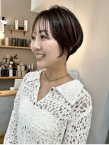 アト(Ato.) 大人シースルーマッシュショートxスモーキーベージュ【菅井】