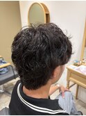 簡単にキマるメンズパーマ