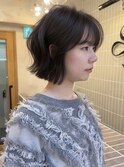 ダブルカラー髪質改善レイヤーカットボブショート国分寺白髪染め