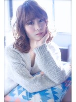 マイティ バイ エイチ(mighty by H)&nbsp;mighty【透けて揺れる髪】ロブ×シアーベージュ