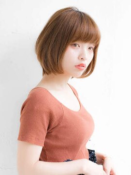 ルティア(Lutia) 小顔ヘア 似合わせボブ アッシュベージュ