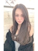 透け感ナチュラルストレート
