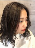 ツヤ感王道アッシュ