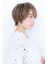 モッズヘア 上尾西口店(mod's hair)&nbsp;オリーブベージュ艶カラーショートマッシュY上尾10代20代30代