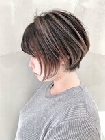 ソース 茶屋町(SOURCE)&nbsp;ショート×バレイヤージュ(3)