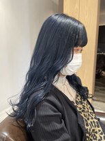 サミット アメ(SUMMIT ame.)&nbsp;透明感のあるネイビーブルーカラー