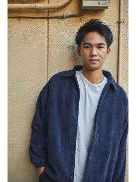 クレスト 草津店(CREST) マッシュツーブロックメンズパーママッシュウルフメンズカット