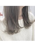 《Mimosa》#オリーブグレージュ #ブリーチなし #赤み消し