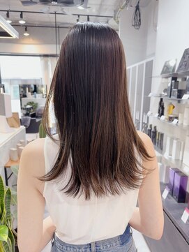 ファンナギンザ(FaNNa ginza) フェミニン外ハネスタイル