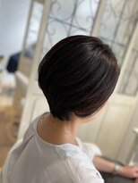 ルシードスタイル グローバルディー 稲毛店(LUCIDO STYLE GLOBAL.D)&nbsp;大人可愛い前下がりショートボブ丸みショート【稲毛】