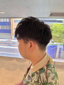 アイディール 心斎橋店(:ideal) 20代30代30代メンズフェザーマッシュ束感アッシュ好感度