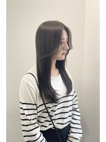 ユーフォリア 新宿通り(Euphoria) アッシュベージュ/透明感カラー/顔まわりレイヤー