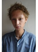 お洒落男子必見!刈り上げないメンズハイトーンショート!