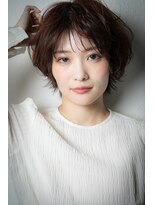 カバーヘア ブリス 川口(COVER HAIR bliss)&nbsp;ウルフカットひし形ショートマッシュパーマv川口20代30代40代