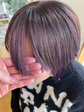 リミックスヘア(REMIX HAIR) purple color