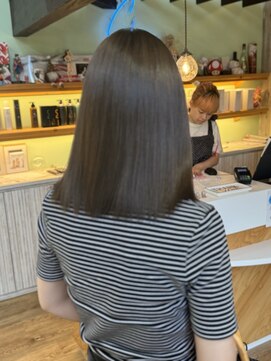 スカイ(SKY) 透明感カラー/髪質改善/縮毛矯正/レイヤーカット/ダブルカラー