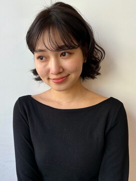 ガーデン 銀座(GARDEN) デジタルパーマ　ブルーブラック　イメチェン　美髪