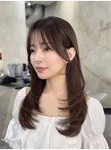 韓国レイヤー/韓国風/ボブ/髪質改善/黒髪/ブリーチなし〔池袋〕