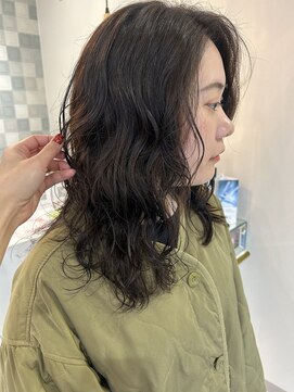 ヘアースイッチ(HAIR SWITCH) ミディアムパーマスタイル