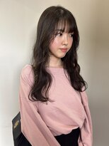 ヌークバイラヴェスト 四日市(neuk by lovest)&nbsp;韓国レイヤー　顔まわりレイヤー　straight hair