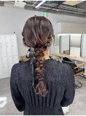 ヘアセット_編み下ろし
