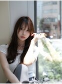 レイヤーカット／ナチュラル／モテ髪/銀座/ロングレイヤー