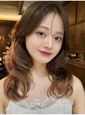 【MINX 齊藤】 フォワード巻き ベージュカラー