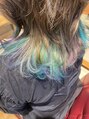 アグ ヘアー ロッソ 福島矢野目店(Agu hair rosso) ユニコーンカラー可愛いですよね!