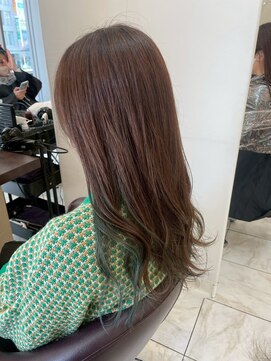 ルページ 千葉(lpage) 髪質改善/顔周りレイヤーカット/グレージュ[千葉/千葉駅]